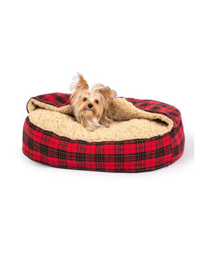 Comfy Hooded Snuggle Dog Bed Hide & Seek Pet Bed