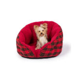 Pet Comfy Throne Snuggle Cushion Cozy Pet Bed</br>