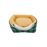Covered Pet Bed Cat Tetris Bed Cave Pet Bed with Removable Cushion